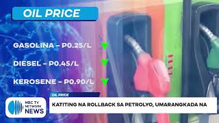 Katiting na rollback sa petrolyo, umarangkada na