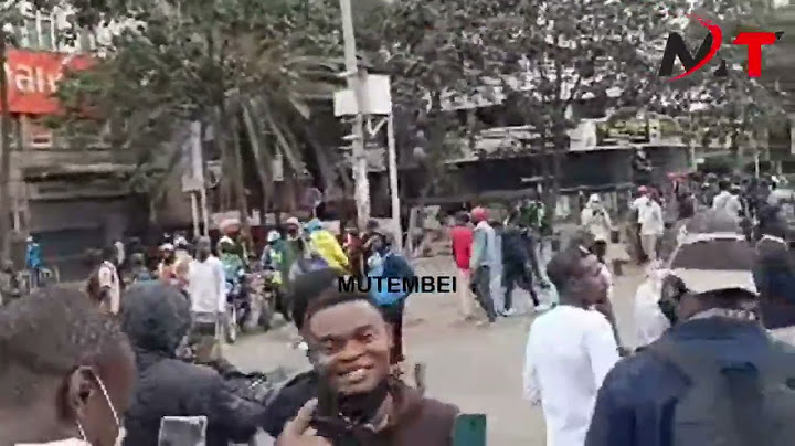 Breaking News || Police Shoot Dead One person in Nairobi at GenZ Demos!!