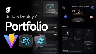Build & Deploy a Portfolio with Tailwindcss | Beginner React.js project | Voiceover English