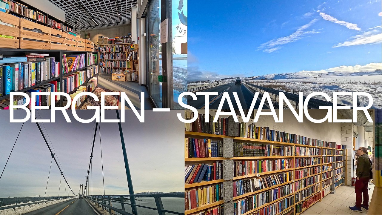 10 Hour Drive: Thrift Store Book Haul in Norway!