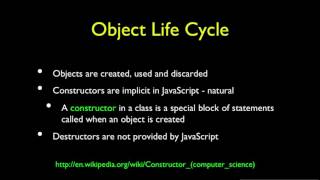 JavaScript - Object Orientation