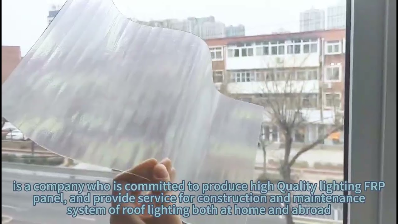 White Corrugated FRP Sheet for Roofing/Skylight