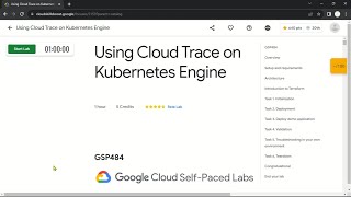 Using Cloud Trace on Kubernetes Engine | GSP484 | Solution