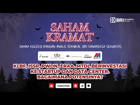 Saham KRAMAT - KLBF, ISSP, PWON, ERAA. Investasi Startup & Data Center, Gimana Potensi MTDL Kedepan?