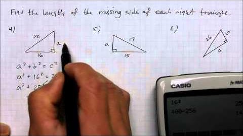 401GM  Pythagorean Theorem  Part 2