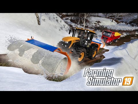 Видео: ПРИШЛА ЗИМА! ВЫПАЛ ПЕРВЫЙ СНЕГ! ЧИСТИМ ДОРОГИ В ДЕРЕВНЕ! FARMING SIMULATOR 19