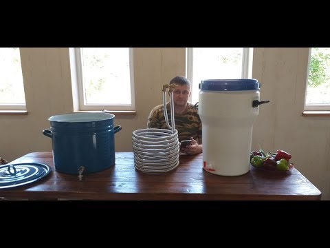 подготовка к первой варке пива, простое оборудование для варки пива ...