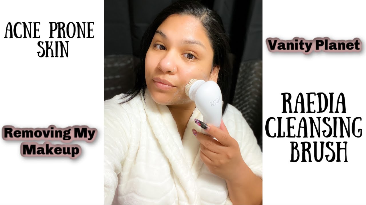 Removing My Makeup using the Vanity Raedia Cleansing Brush Jenni Arelii YouTube