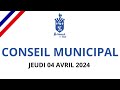 Conseil municipal 04 04 2024  le mesnilleroi