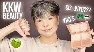 KKW BEAUTY Powder Contour & Highlight Kit... UM WTF? | Thomas Halbert