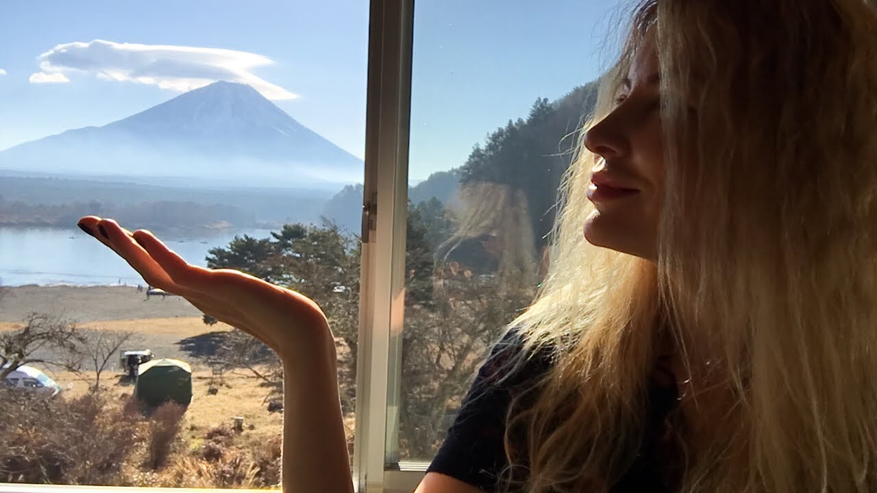 Adeyto LIVE Mt FUJI BEST VIEW room @ Yamadaya Hotel Lake Shojiko - YouTube
