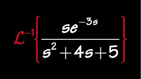 Inverse Laplace Transform with unit step function, sect7.6#15
