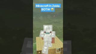 Minecraft In Zelda Breath of the wild 😭 #tech #Zelda #minecraft #Ai #gaming