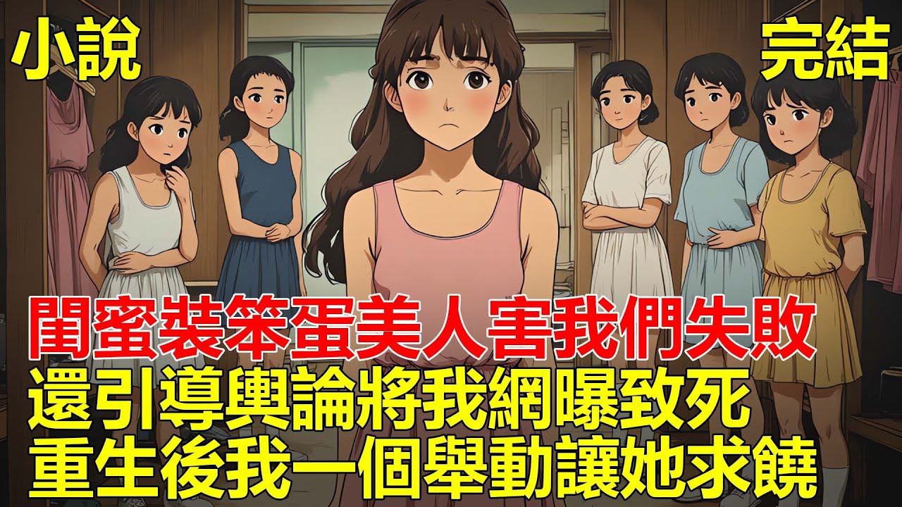 前世，我跟閨蜜一起參加選秀，閨蜜故意摔倒害我們晉級失敗，我說了她幾句啊，她在網上賣慘說我是惡毒，導致我被網曝致死，重生後，我一個舉動讓她求饒！#一口氣看完#小說#推文