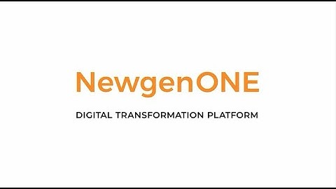 NewgenONE Digital Transformation Platform