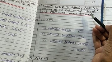 CLASS - IV, MATHS CH-8 (Ex - 28) "ESTIMATION" BY VANDANA SRIVASTAVA
