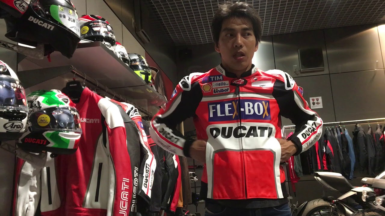 ドゥカティ レザージャケット紹介 アルパインスター DUCATI - YouTube
