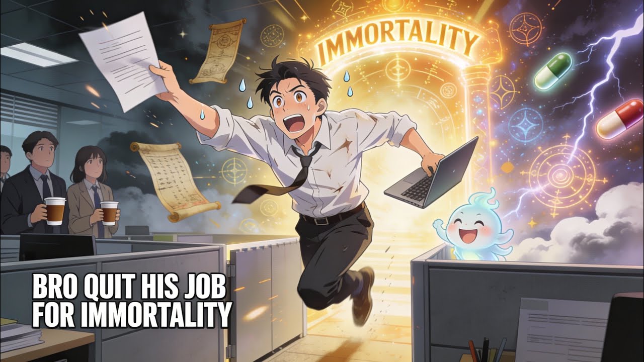 Tired of his 9-5 Job he chase Immortality (Chapter 11-15) by LAZIGAMER / Free Audiobook