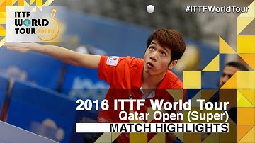 2016 Qatar Open Highlights: Ho Kwan Kit vs Sun Chia-Hung (Pre)