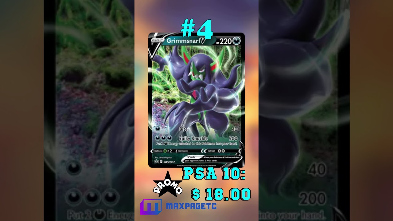 Top 5 GrimmsnarlFull Art Pokémon Cards 