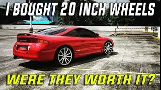 20inch wheels and rubber band tires  Are they worth it  Eclipse 2g DSM 4