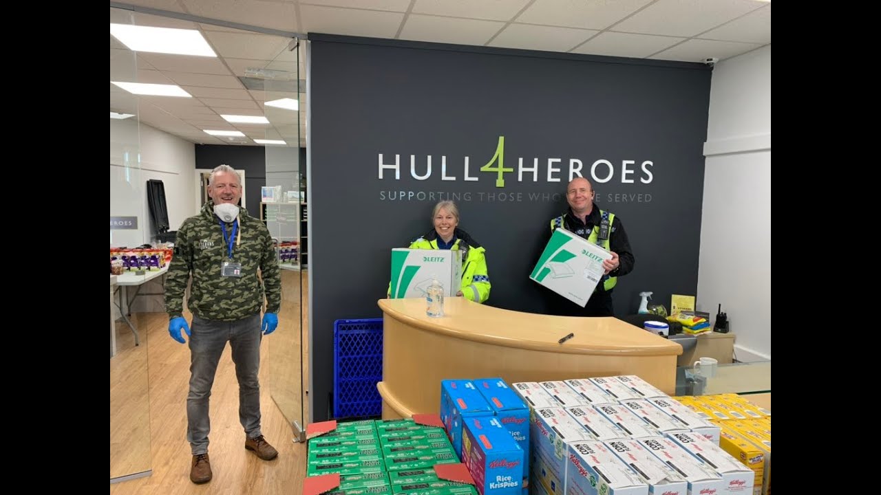 Day 16 Coronavirus Social Distancing featuring washing hands and Act of Kindness from Hull4Heroes