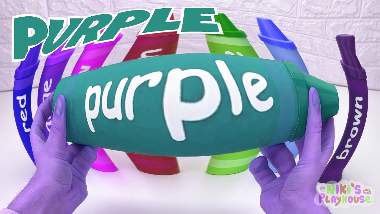 PURPLE CRAYONS - LEARNING COLOURS || SPONSORED BY : KLASKY CSUPO 2001 EFFECTS