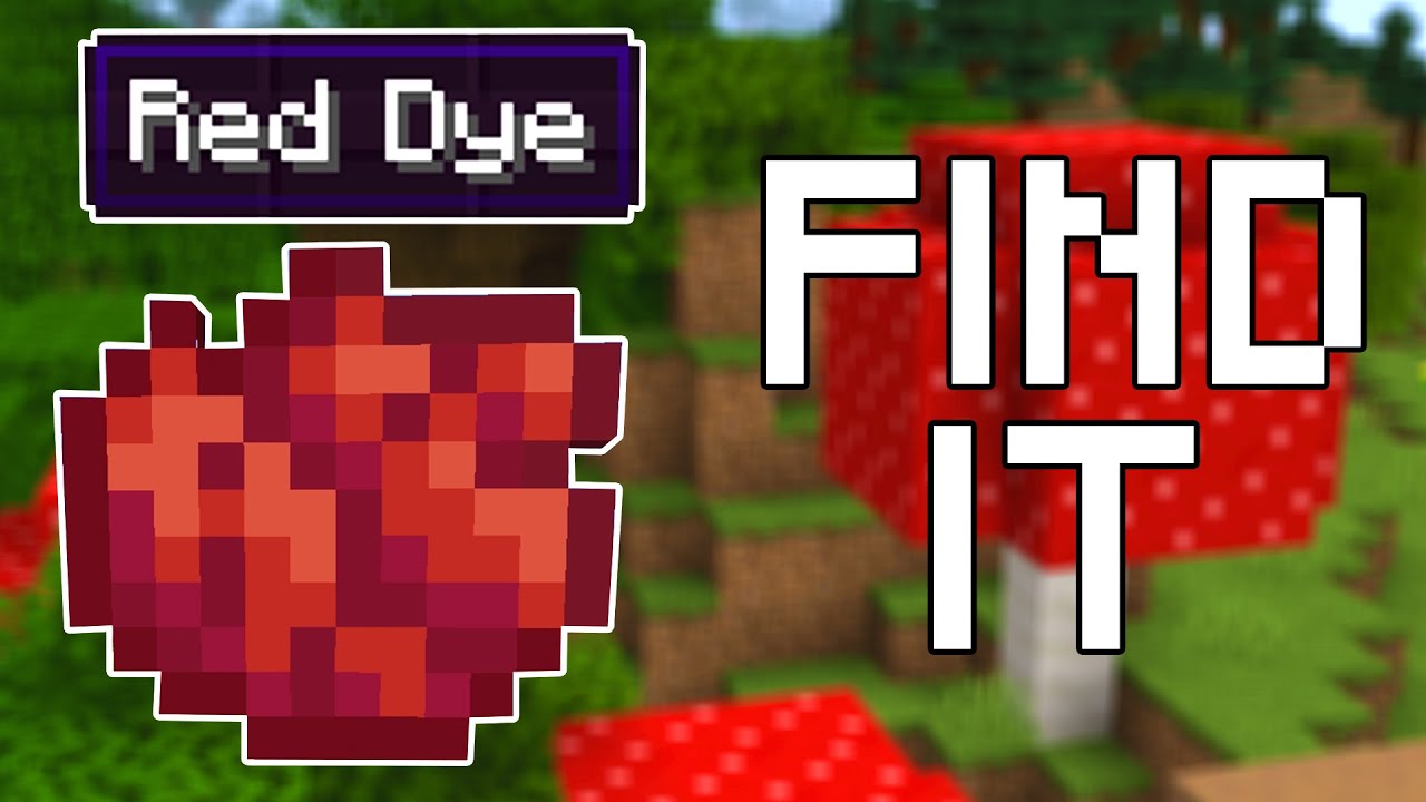 How to Find Red Dye in Minecraft (All Versions) 