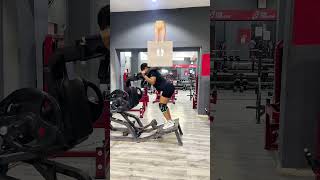 Different ways to use a hack squat machine. #4urpage #explore #viral #hacksquat #fyp #ytshorts
