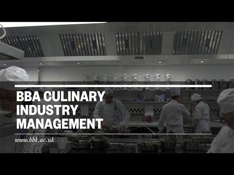 BBA Culinary Industry Management- Birkbeck and Le Cordon Bleu