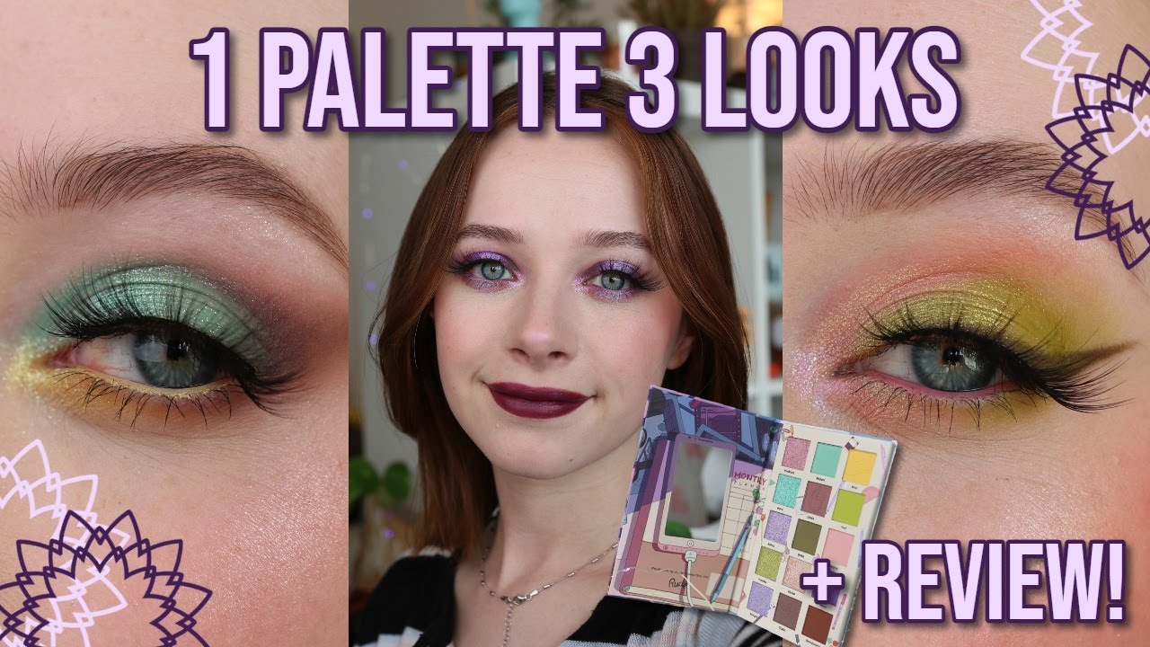 Rude Cosmetics Attitude Academia Palette | One Palette, Three Looks + Review!