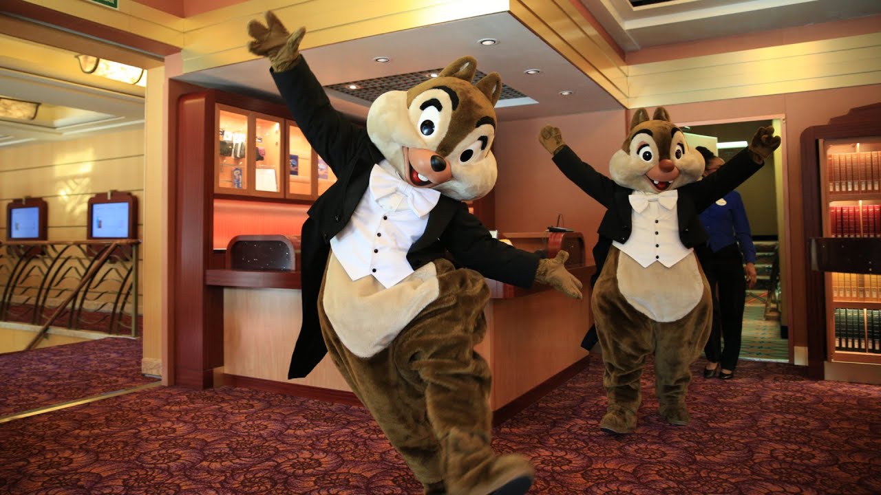 チップ & デール グリーティング Chip and Dale play Donald Butt