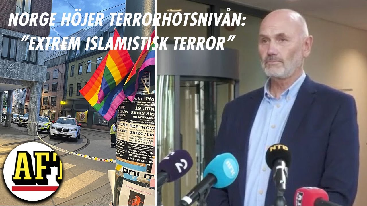 Norska säkerhetspolisens höjer terrorhotsnivå: ”Extrem islamistisk terror”