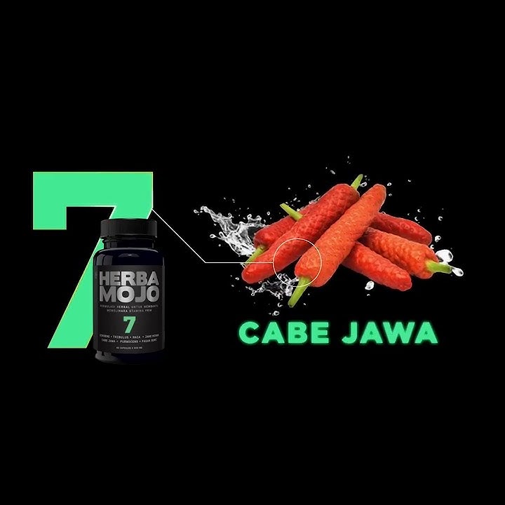 Herbamojo -  formula ginseng, purwaceng, pasak bumi, maca, tribulus, cabe jawa, jahe merah