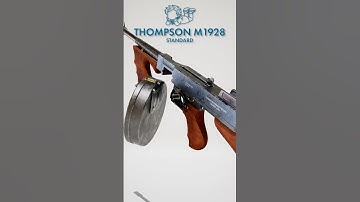 Thompson M1928 | Modeled & Textured in UE5 #3dmodeling #3danimation #guns