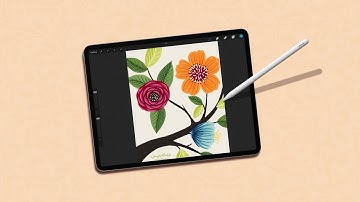 Gouache Flowers in Procreate for Beginners