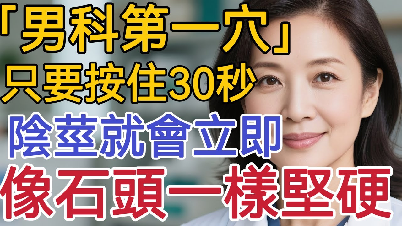 泌尿科醫生：如果您現在還想繼續保持男性活力，一定要知道這個穴位！#男性健康 #中國醫 #健康