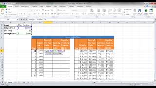 Conscious Green ERP - Depreciation Type and Calculation in Excel screenshot 4