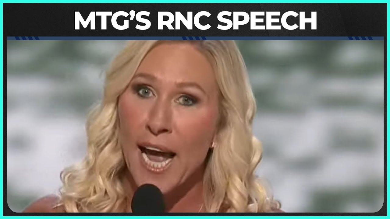 WATCH: Marjorie Taylor Greene's CRINGEY RNC Speech