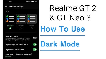 Realme GT 2 & GT Neo 3 How To Use Dark Mode