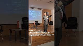 Aydın: "Yaşanabilir bir dünya için hepimize sorumluluk düşüyor"