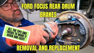 How to repair 2000-08 Ford Focus rear drum brakes (the easy way) by The Joy of Wrenching 1,349 views 4 months ago 21 minutes