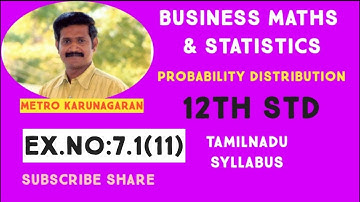 12th Std BM Ex.7.1(11) If the prob of success is 0.09, how many trials are needed to have a prob of