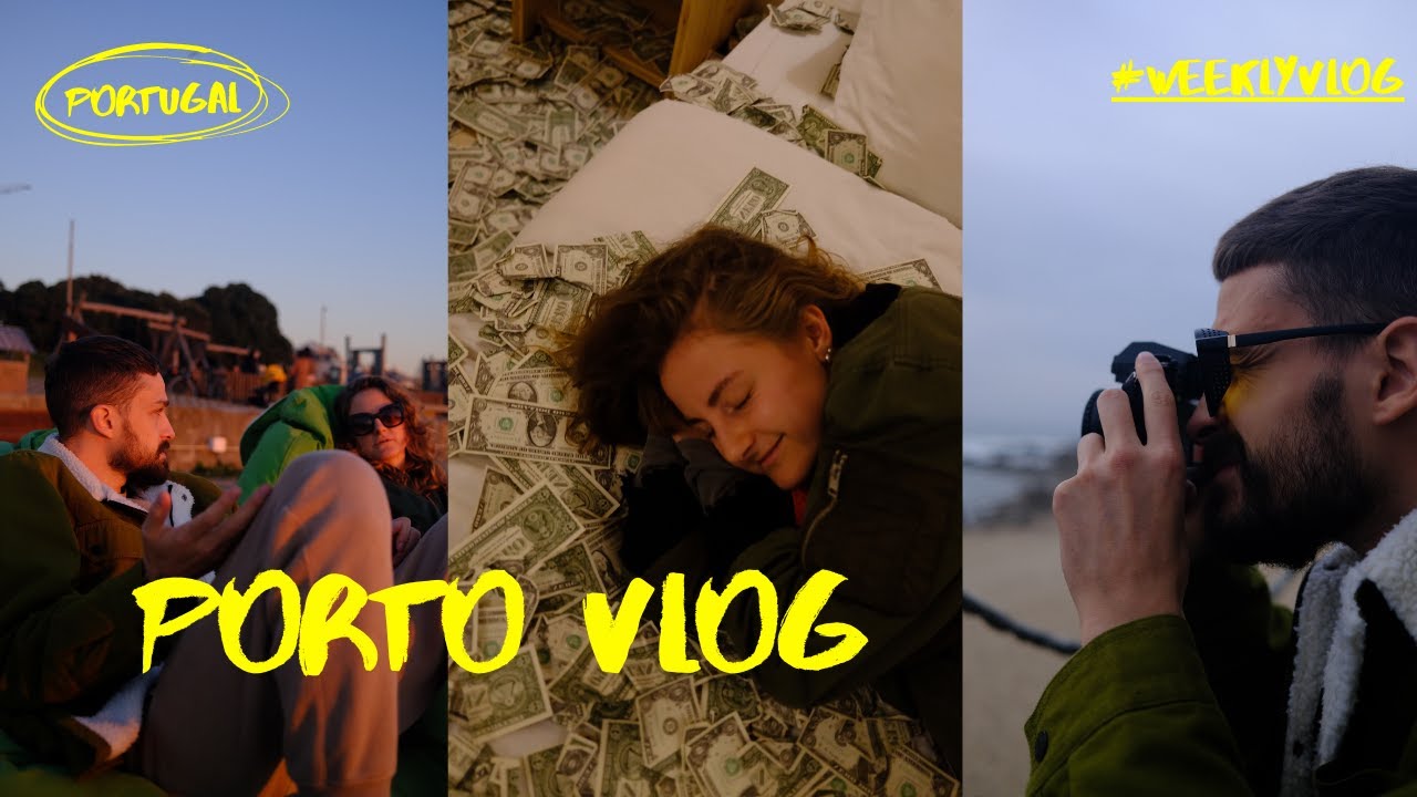 Portugal diaries #2 | Porto city walking. Vintage Bar. Douro river city tour.  Best beaches in Porto