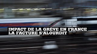 Grèves en France : plus d'un milliard d'euros d'impact à la SNCF et à la RATP