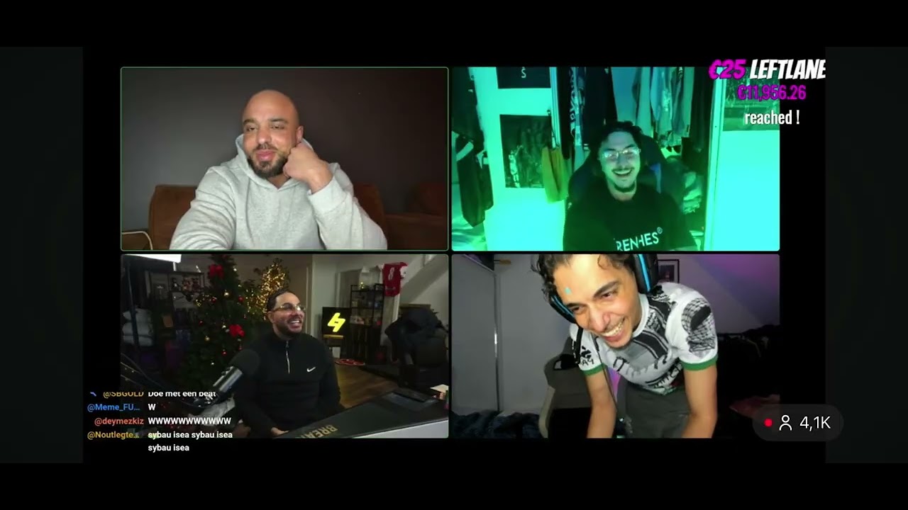 ISAE gooit een rap in de stream 😂🎤 ft. LeftLanePapi, Cynic en Jawad