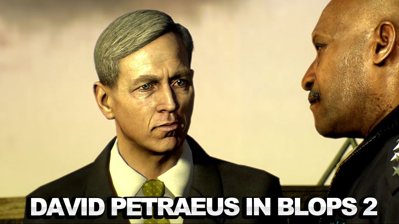 Call of Duty: Black Ops 2 - David Petraeus Cameo - YouTube