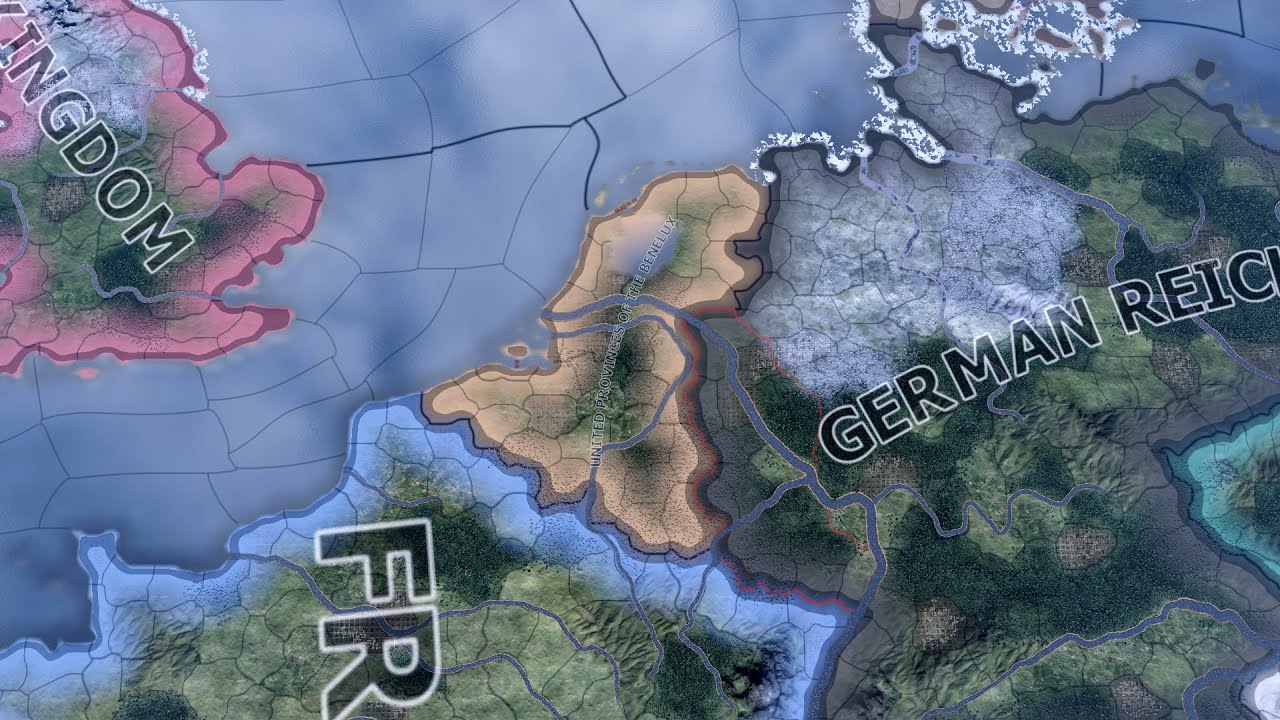 What if the Benelux united in 1936??! HOI4 Timelapse