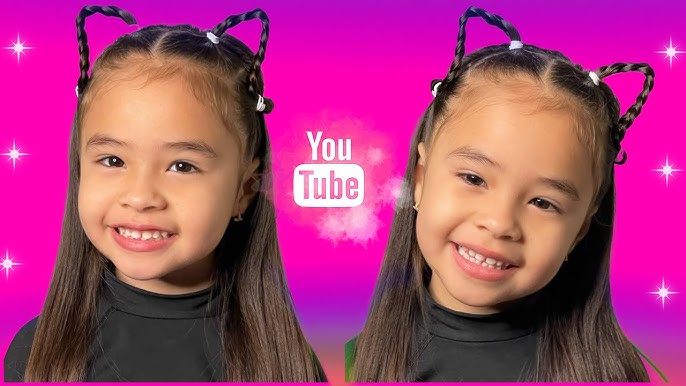 Penteado Infantil Fofo com Orelhinhas de Gatinho 😻, Braided Cat Ears