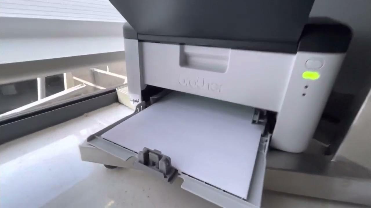 Brother printer hl 1210w paper feed issue youtube